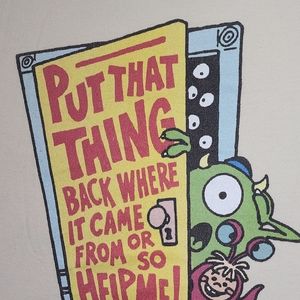 Vintage Men's funny t-shirt SIZE L - made in 🇺🇸